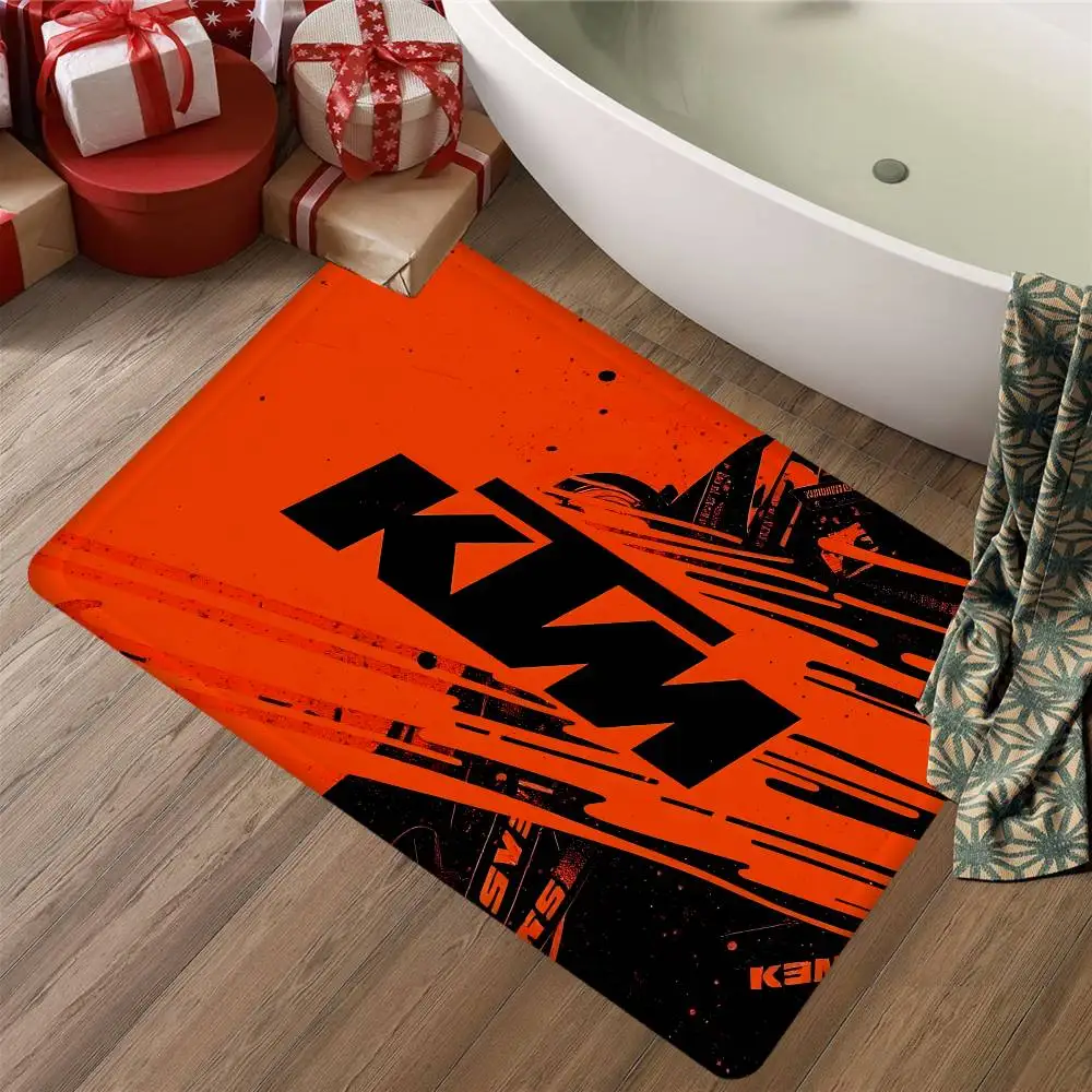 K-KTM Logo Hallway Carpet Non-Slip Laundry Room Mat Laundry Decor