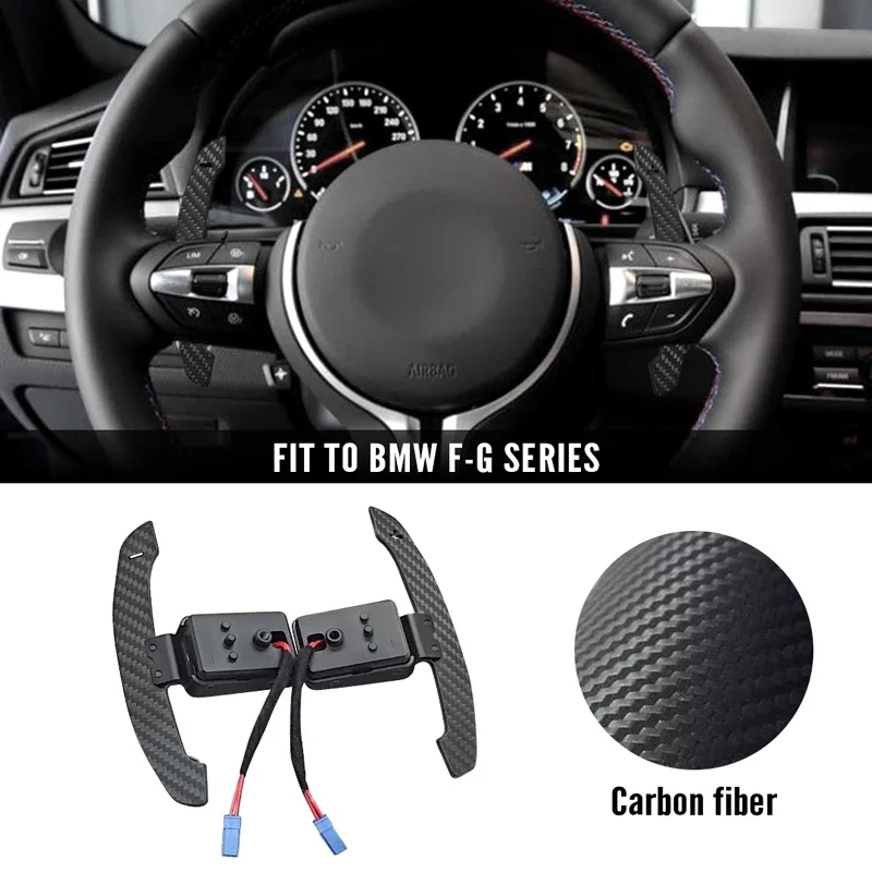 

Magnetic Carbon Fiber Paddle Shifters For BMW F10 F06 F07 F11 F18 F12 F13 F01 F02 F30 F31 F32 F33 F34 2 3 4 5 6 7 Series G20 G30