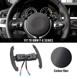 Magnetic Carbon Fiber Paddle Shifters For BMW F10 F06 F07 F11 F18 F12 F13 F01 F02 F30 F31 F32 F33 F34 2 3 4 5 6 7 Series G20 G30