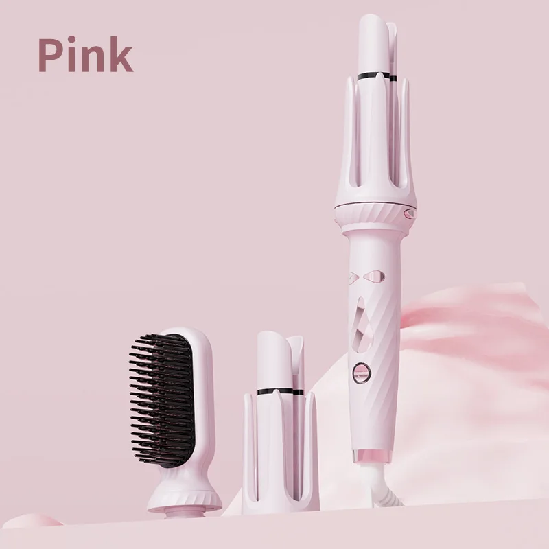 Electric Automatic Mini Portable Auto Rotating Ceramic Waver Hair Curler Curling Iron
