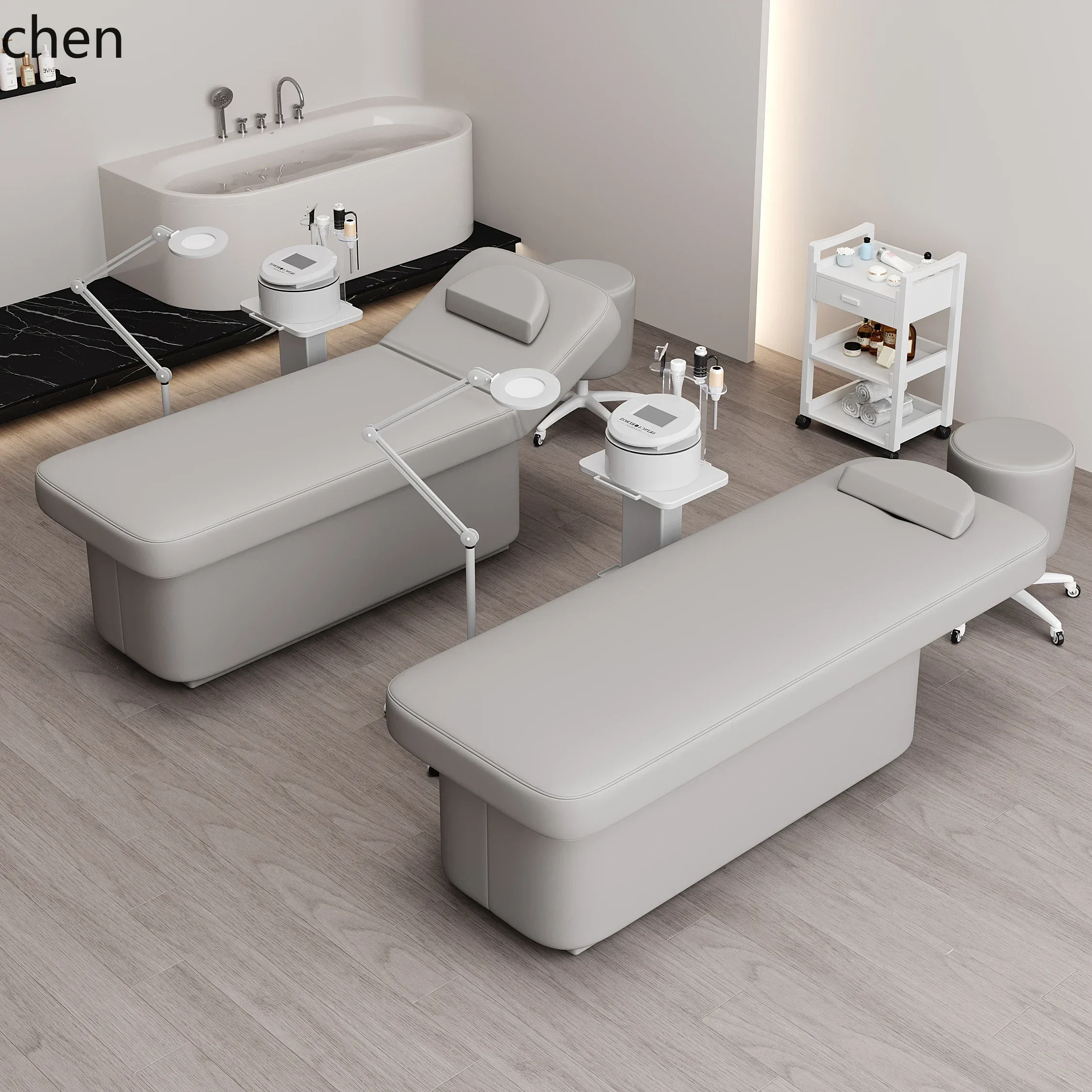 HYS Salon Special Beauty Bed Multi-Functional Constant Temperature Heating Body Massage High-End