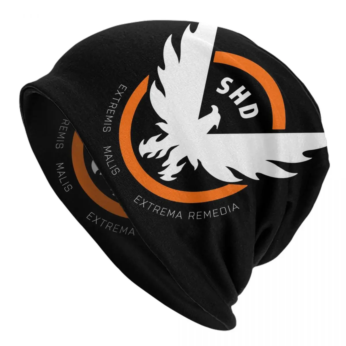 The Division 2 Shd Caps Game Lover Goth Autumn Winter Outdoor Skullies Beanies Hats Spring Warm Dual-use Bonnet Knitted Hat