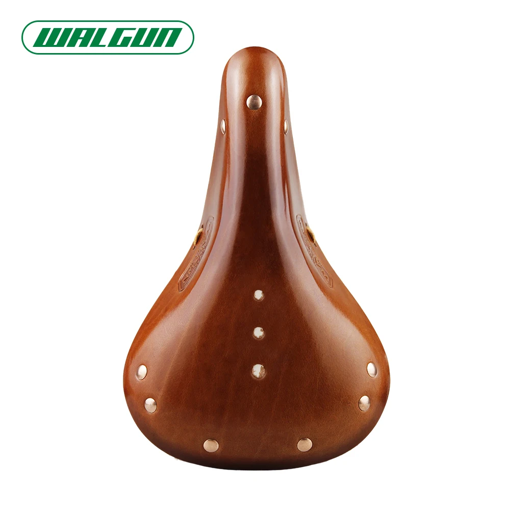 WALGUN Bicycle Saddle Handcrafted Vintage Leather Saddles