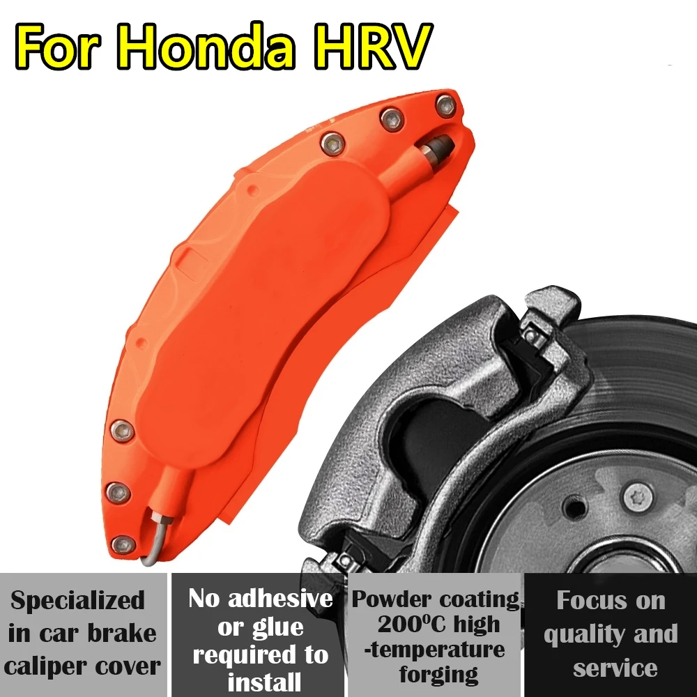 For Honda HRV HR-V Car Brake Caliper Cover Aluminum Alloy Metal Exterior Kit Fit 2.0L e:HEV 240TURBO 2023