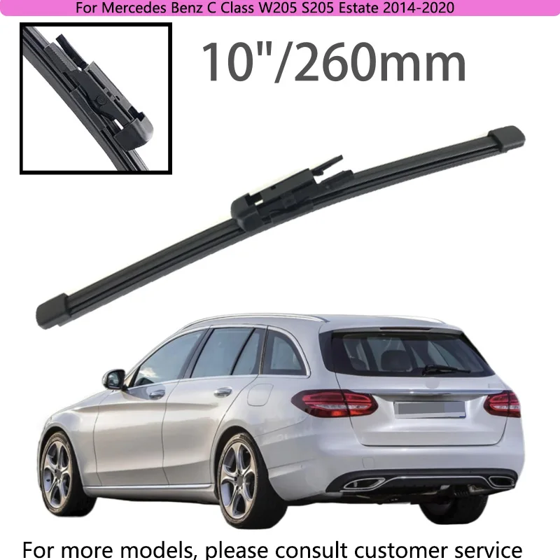 

For Mercedes Benz C Class W205 S205 Estate 2014-2020 Car Accessories 10" Rear Windshield Windscreen Washer Wiper Blade
