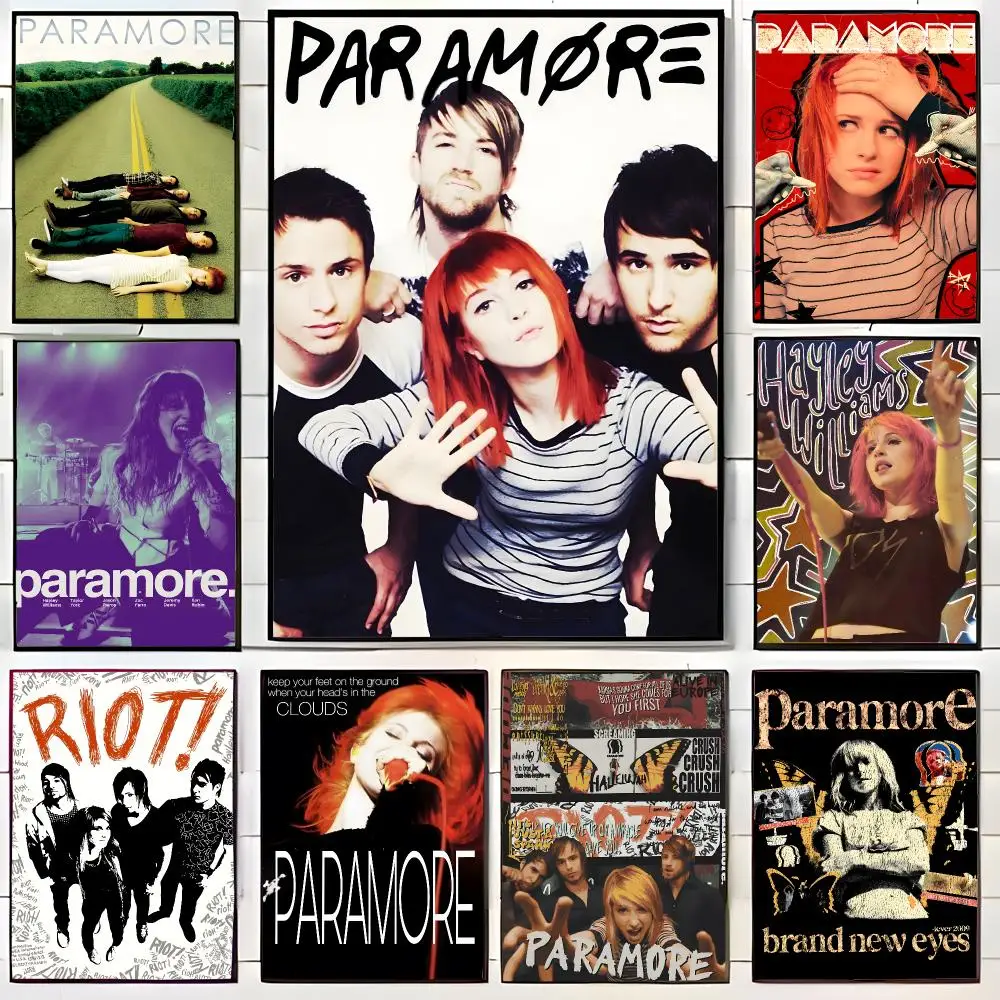 energetic band P-Paramore Poster Wall Art Print Decorative Mural Home Decor Gift Unframed