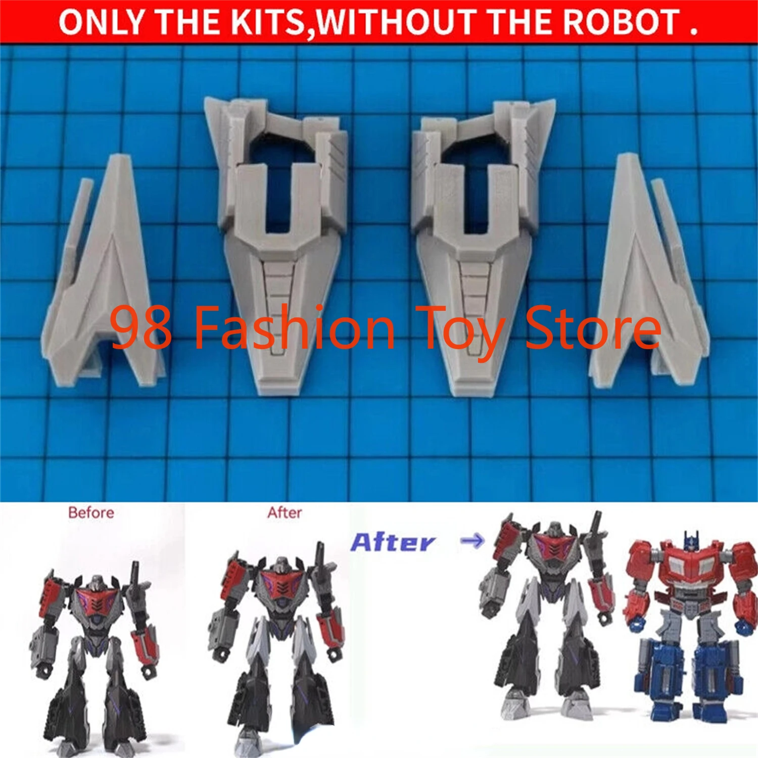 In Stock [48 Hours Shipping] 3D DIY ROS-036 Thigh Increase Height Upgrade Kit for SS-GE04 WFC Megatank Accessories