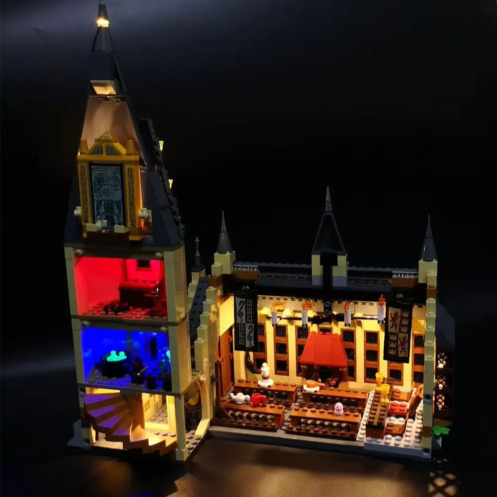 LED Lighting Set Suitable for LEGO Hogwarts™ Great Hall 75954 Building Blocks