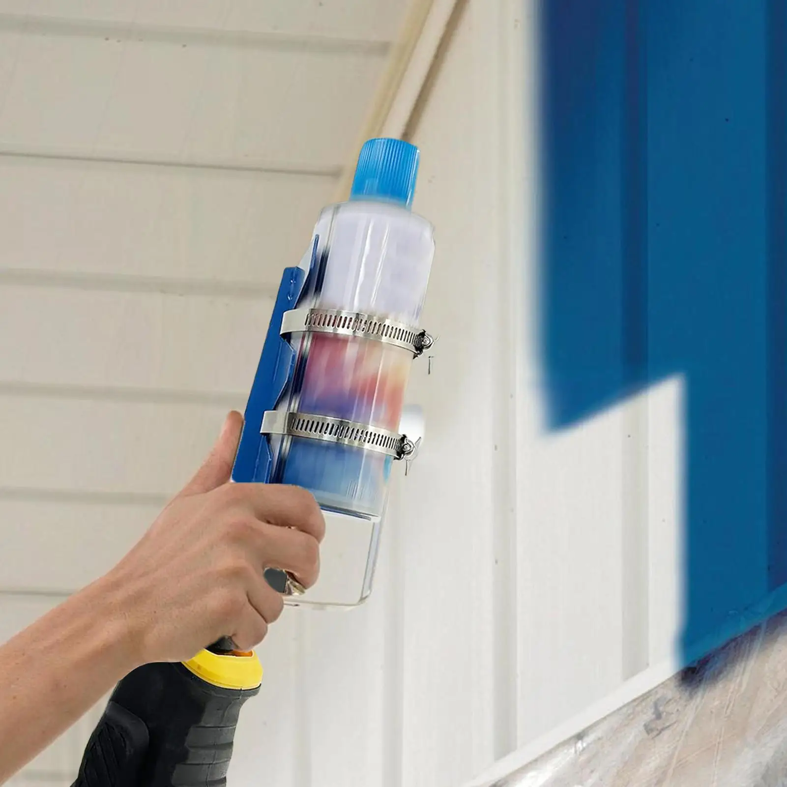 

Paint Shaker Stainless Steel Spraying Tools With Double-Fixed Belts Spray Can Paint Mixer For Cocktails Sauces Outdoor Sliding