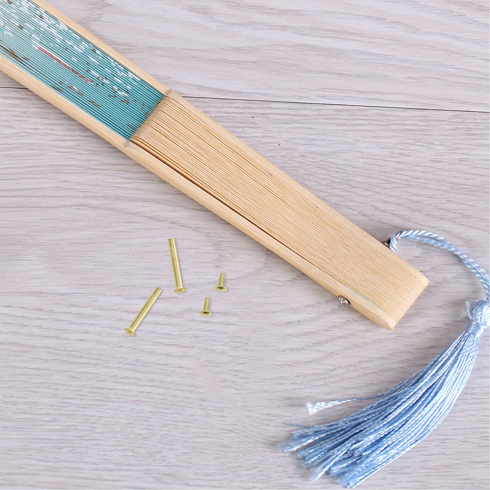 

10 Sets Fan Rivets Nails Shaft Parts Repair Kits Folding Fans Accessories Handmade DIY Replacement Nuts Screws Pins Long Lasting