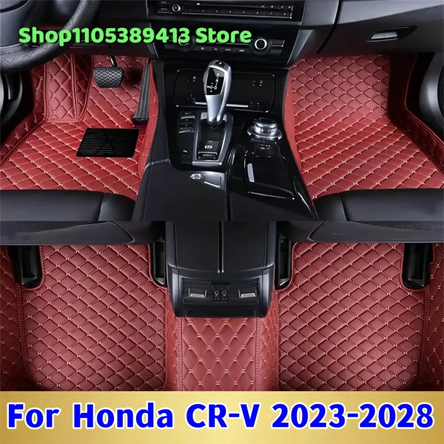 

Auto Mats Carpets Leather Custom Car Floor Mats For Honda CR-V 2023 2024 2025 2026 2027 Car Mat Accessories