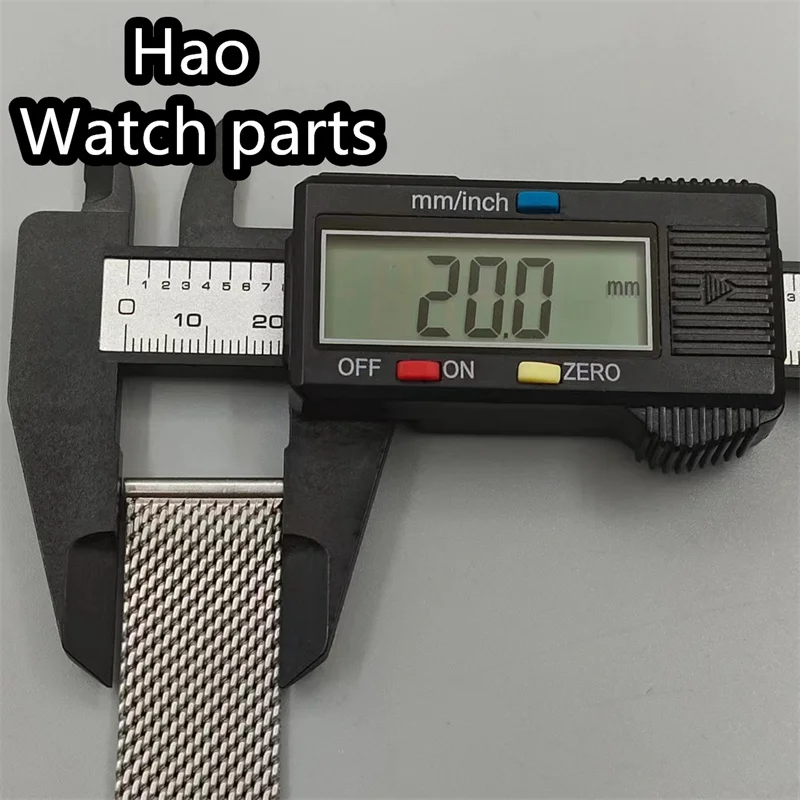 Металлический браслет BLIGER 20 мм Mmesh из нержавеющей стали Wwatch Sstrap оригинальная Складная пряжка