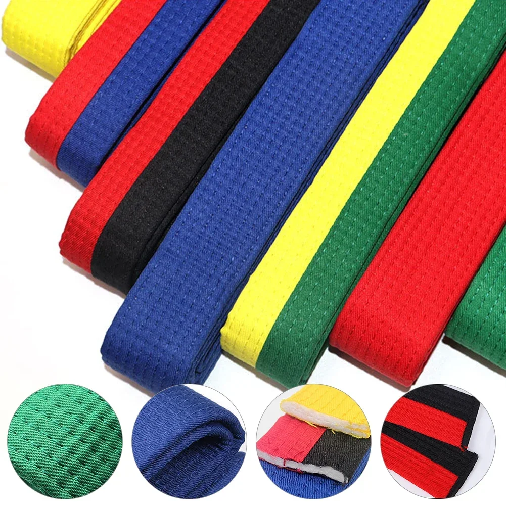 1PCS Martial Arts Karate Judo Taekwondo Professional Belts Judo Jiu jitsu Standard Tapes Protective Waistband