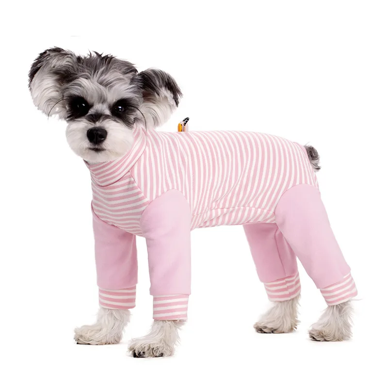 Mono para perro invierno a rayas cálido algodón cuatro patas - imagen 2