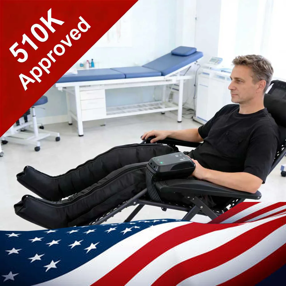Normatec 4 Chamber air Recovery DVT Pump Machine Compression Boots air Massage Pressotherapy Full Leg Massager Recovery Boots