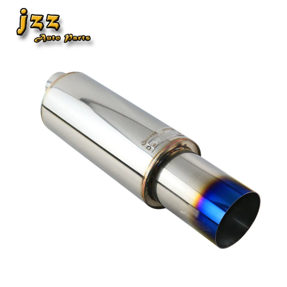 2'' to 4'' Auto Muffler Pipe Universal Car Exhaust Mufflers Stainless Steel