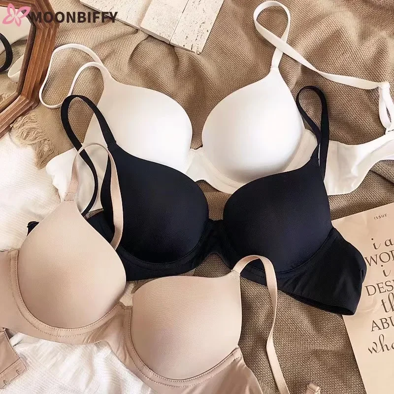 Seamless Bras for Women Push Up Bra Invisible Support Brassiere Sexy Lingerie 3/4 Cup Top Soft Simpe Bralette Women's Underwear