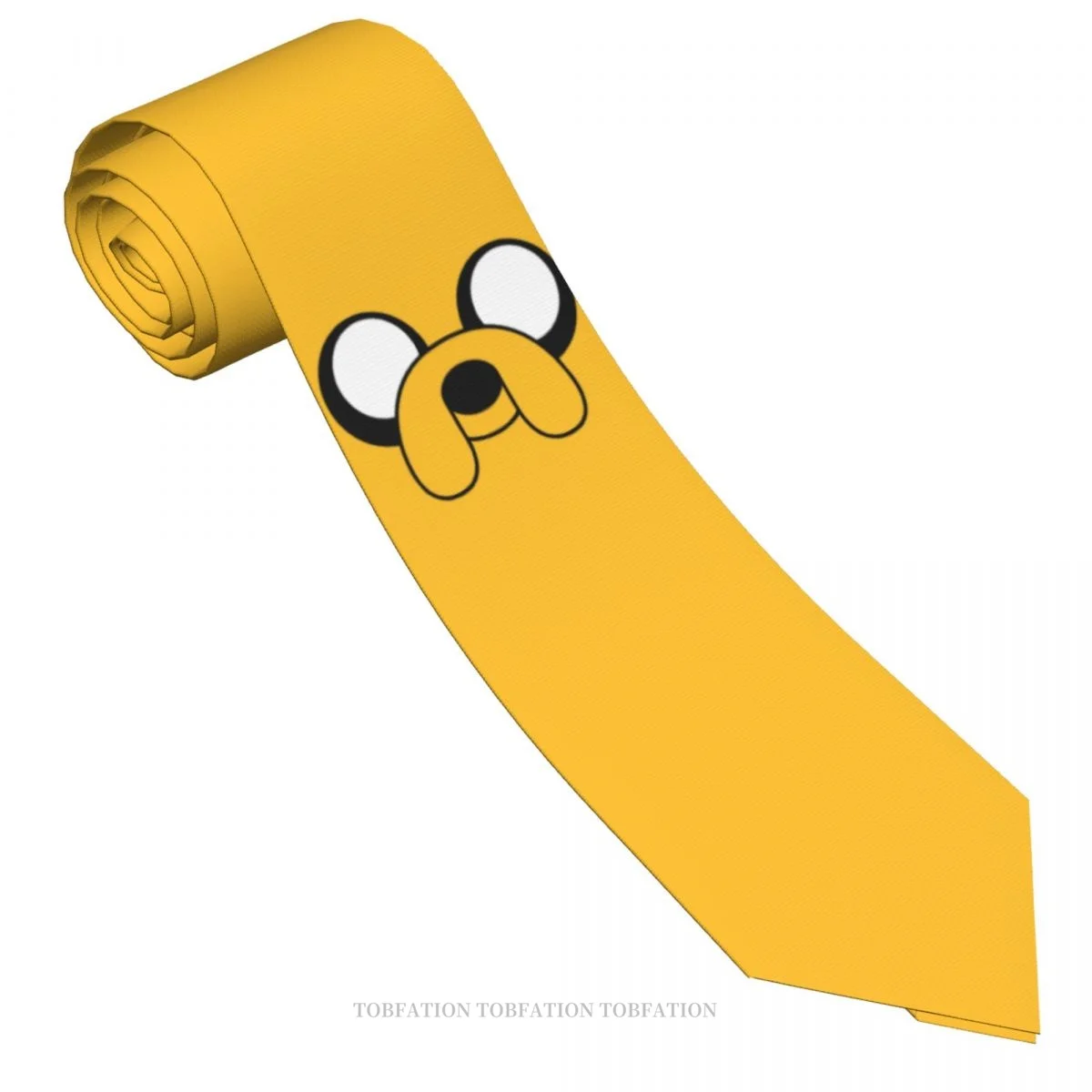 Graphic Adventure Time Animation Cartoon Classic Men's Printed Polyester 8cm Width Necktie Cosplay Party Accessory