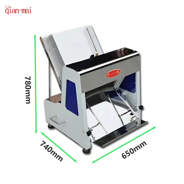 Factory Supply 31 Electric Hamburger Baguette Bread Slice Cutting Machine Bread Slicer Machine For Bakery