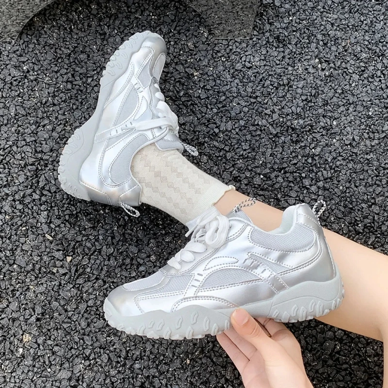 

Women 2025 Summer Platform Height Increase 7CM Luxury Sports Shoes for Women Fashion Tennis Breathable Women's Shoes