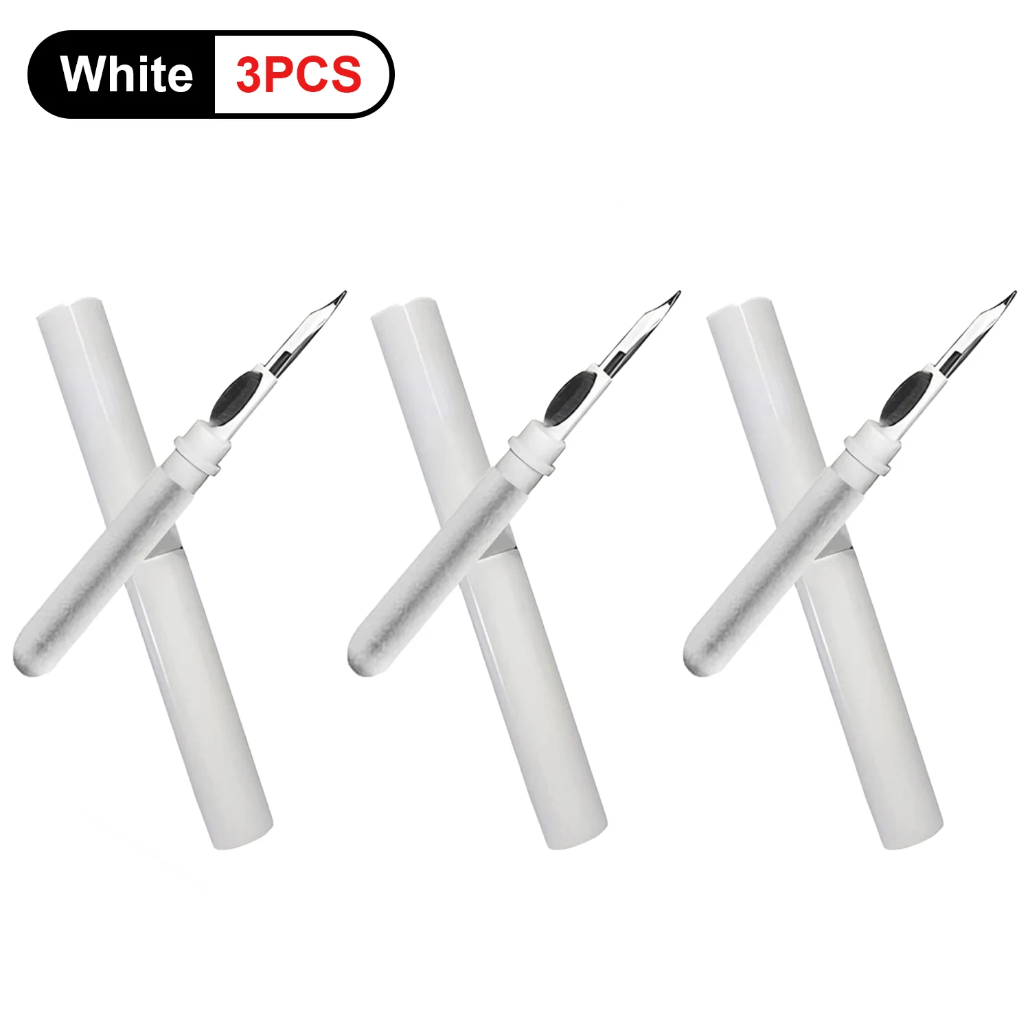 3IN1 Portable Cleaning Pen Headphones Mobile Phone Tablet Dust Dirt Clean Tool For iPhone Xiaomi HUAWEI Samsung Earphone Cleaner