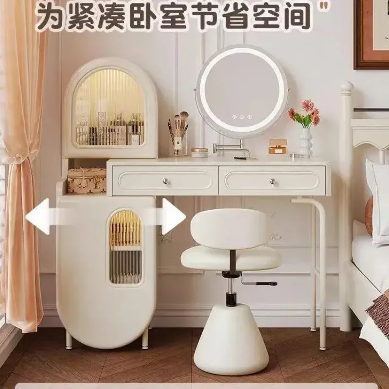 B6  French dresser full body solid wood storage cabinet premium simplicity desktop large capacity dressing table