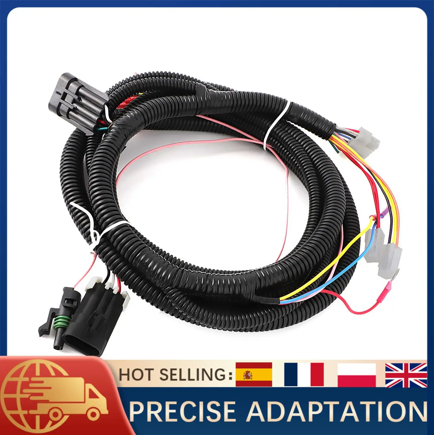 

Для EZGO TXT48 Golf Cart 2010-2013 основной жгут проводов, полный разъем, подходит для контроллера 48 В, приборной панели вперед и назад