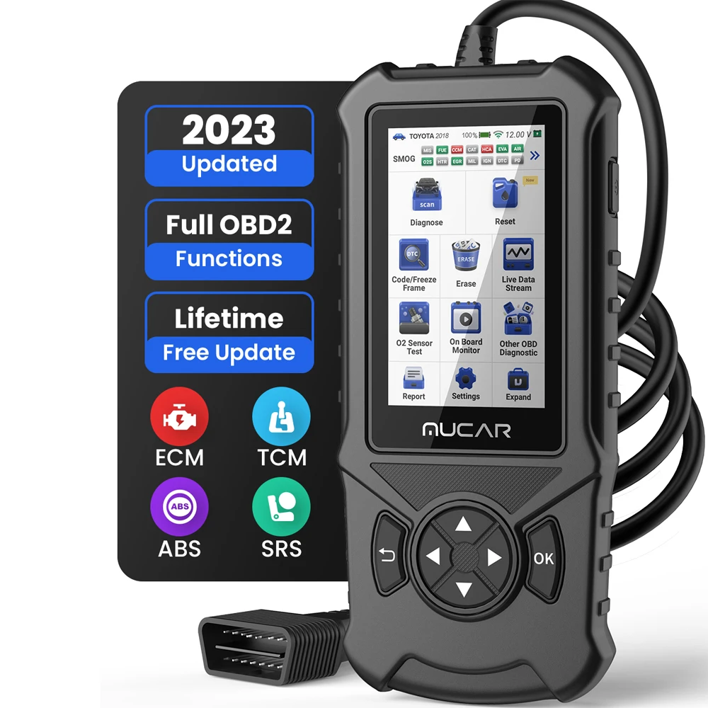 MUCAR CDE900 PRO OBD2 Scanner Diagnostische Scan Tool Alle Systeem OBDII Auto Code Reader voor Voertuig 32G Gratis Update Diagnostische Hulpmiddelen - afbeelding 1