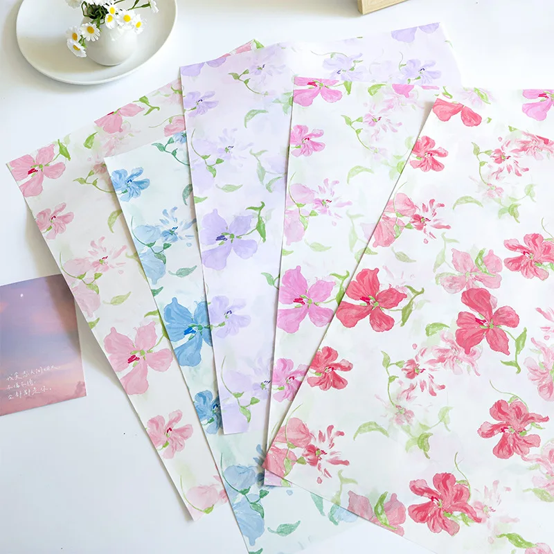 

New Cherry Blossom Fragrance Snow Pear Paper Floral Art Paper Gift Liner Packaging Fresh Flower Packaging Flower Shop Materials