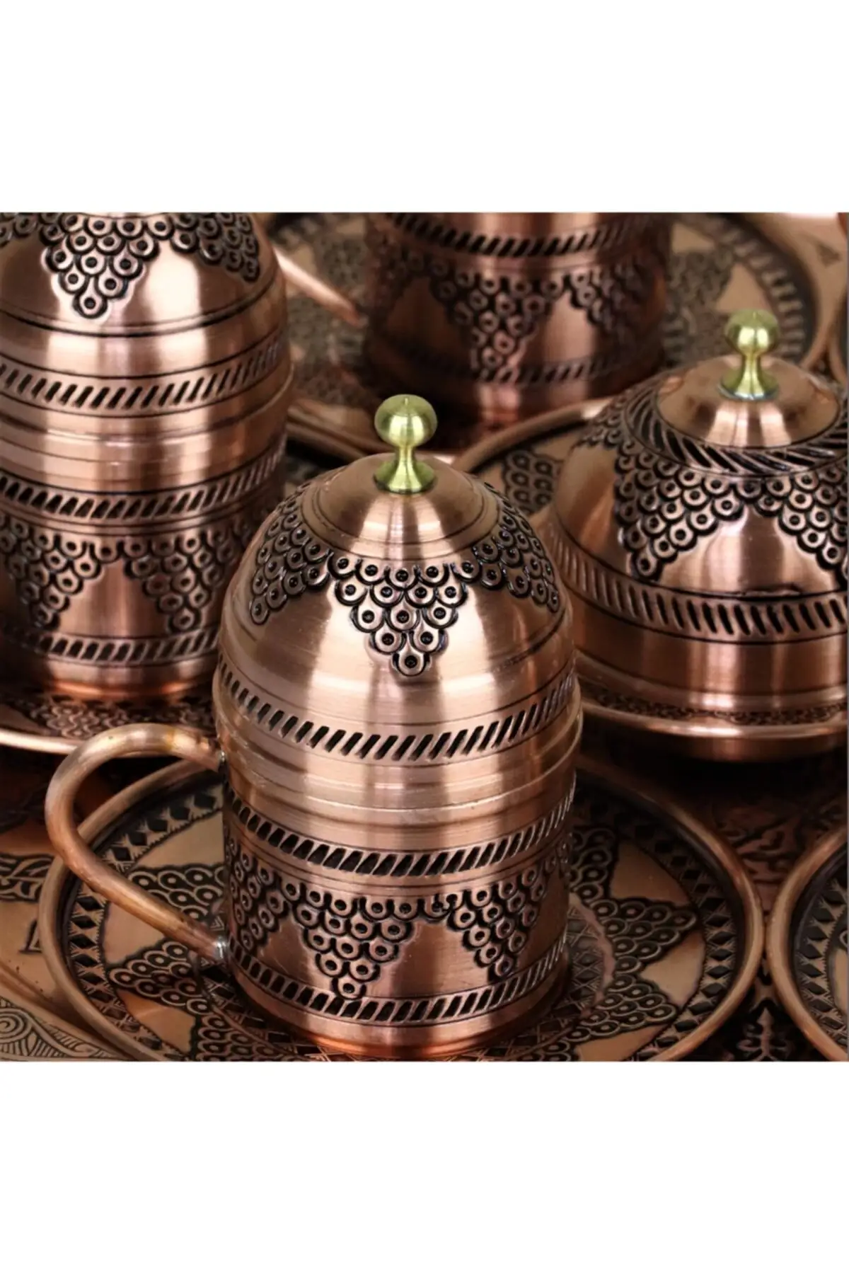 

DOLBOVI 6 finlive grape processing copper coffee set handmade espresso cup