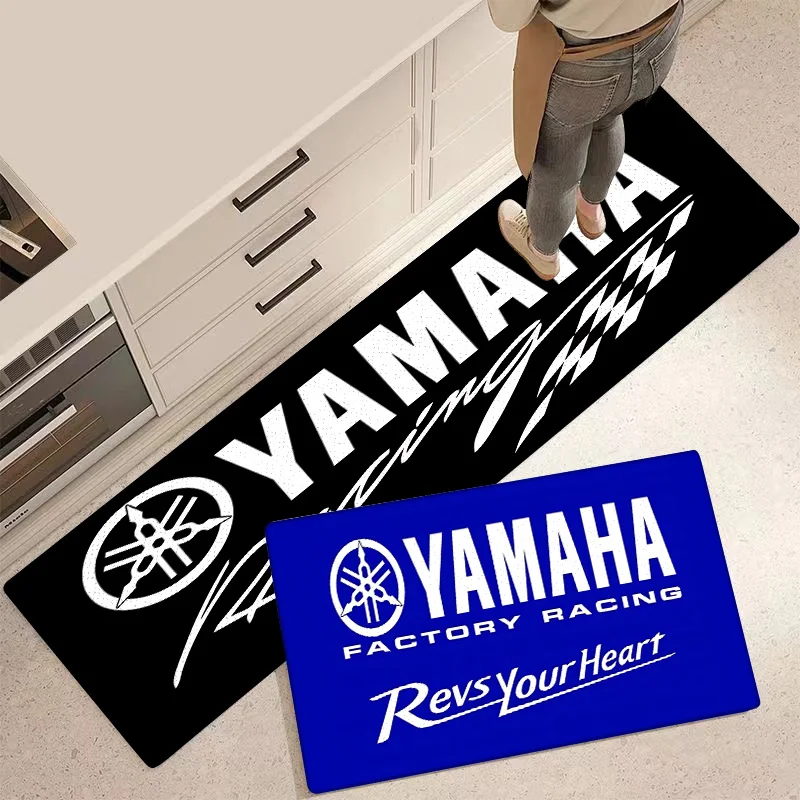 Tapis de porte d'entrée antidérapant Racing pour Yamaha, tapis de cuisine, tapis de salon, tapis de balcon, tapis de salle de bain, tapis de sol