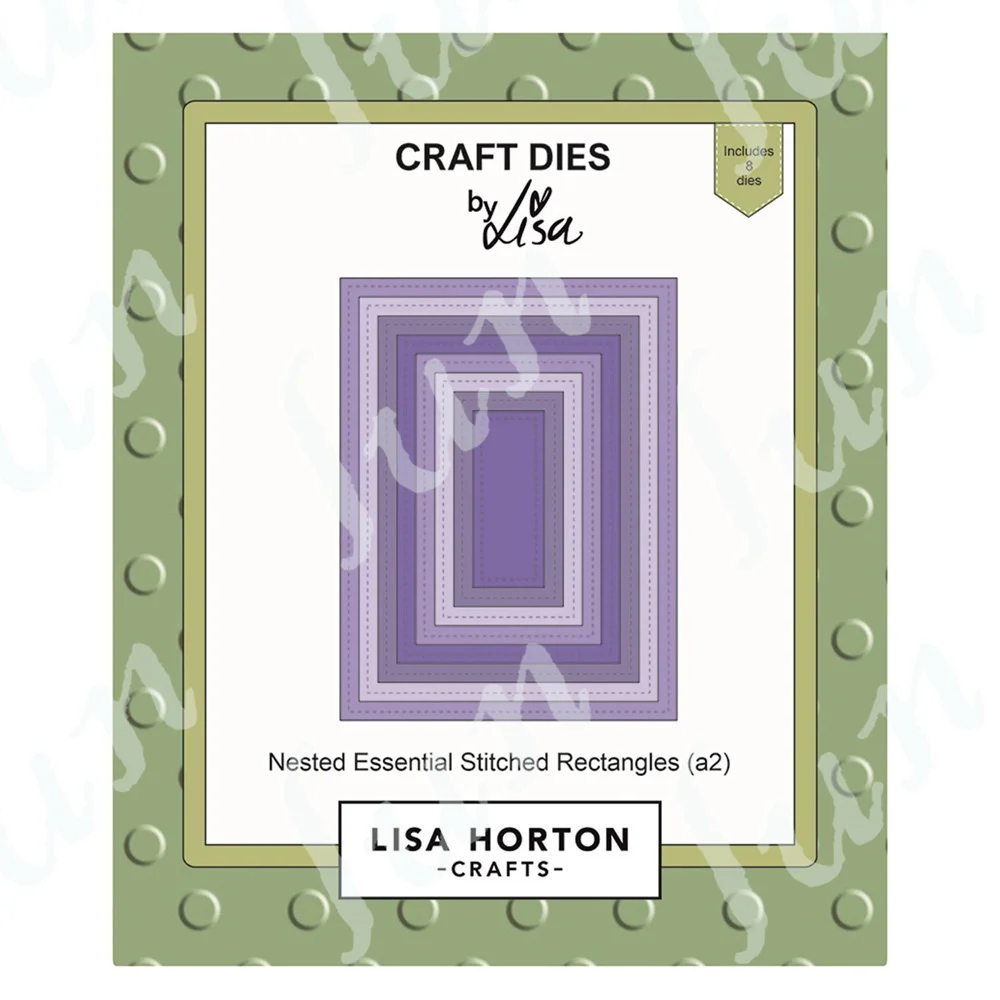 New Frame Nested Rectangle Solid Hot Foil Plates and Bouquets & Smiles Dies Embossing Template DIY Album Scrapbook Decoration