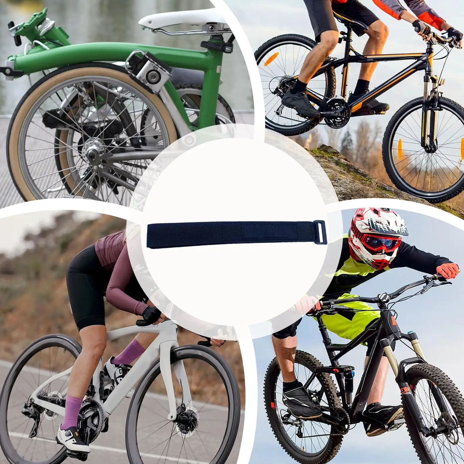 Bike Frame Carry Strap Bicycle Transportation Strap Portable Bike Fixed Belt For Commuting Camping Mountain Bicycle Scooter