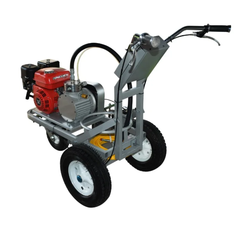 Plastic Line Marking Machine Manual Airless Cold Paint Playground Line Painting Machine