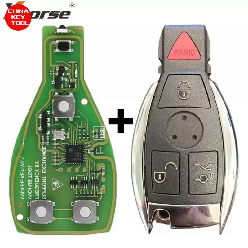 1PCS Xhorse VVDI BE Key Pro XNBZ01 for Benz with High Quality Remote Shell