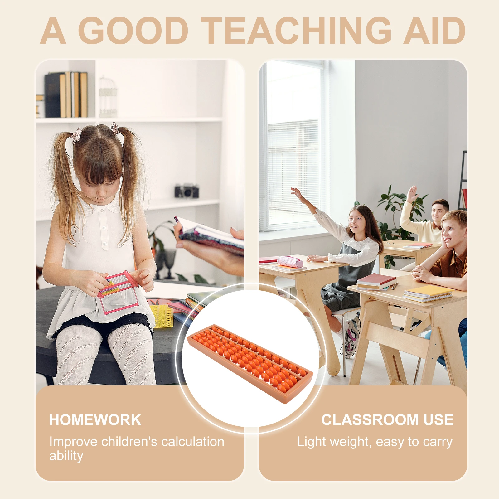 1 st 13 Kralen Abacus Speelgoed Kinderen Wiskunde Leren Tellen Educatief Speeltje Rekenkundige Hersenontwikkeling Kinderen Speelgoed Plastic