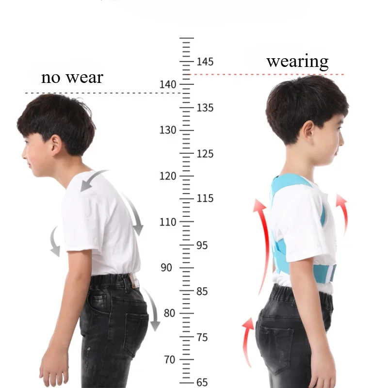 Adjustable Children Posture Corrector Back Support Belt Kid Boy Girl Orthopedic Corset Spine Back Lumbar Shoulder Braces Health