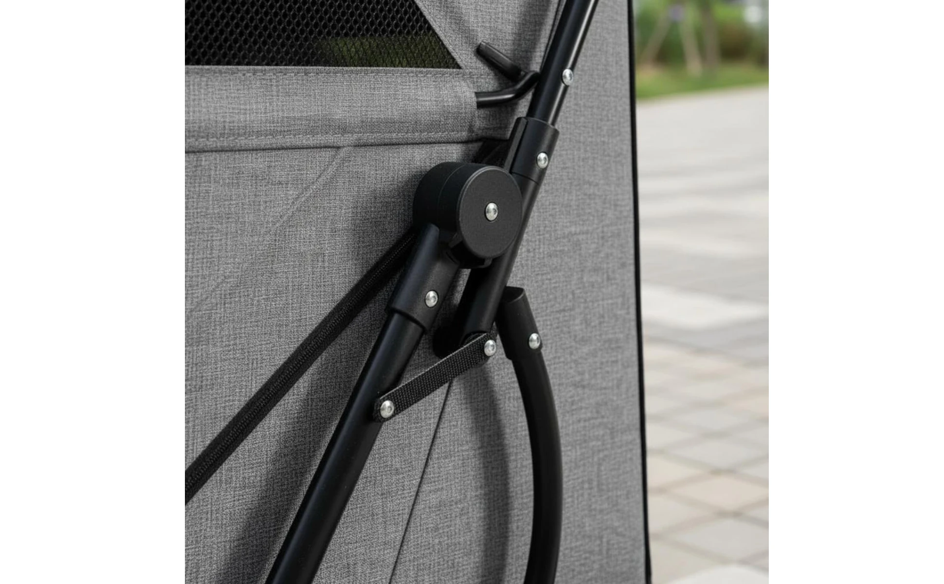 Large Dog Stroller Swivel Wheels Foldable Pet Stroller Pet Travel Enclosed for Other Pets, Outdoor Walking, Transport