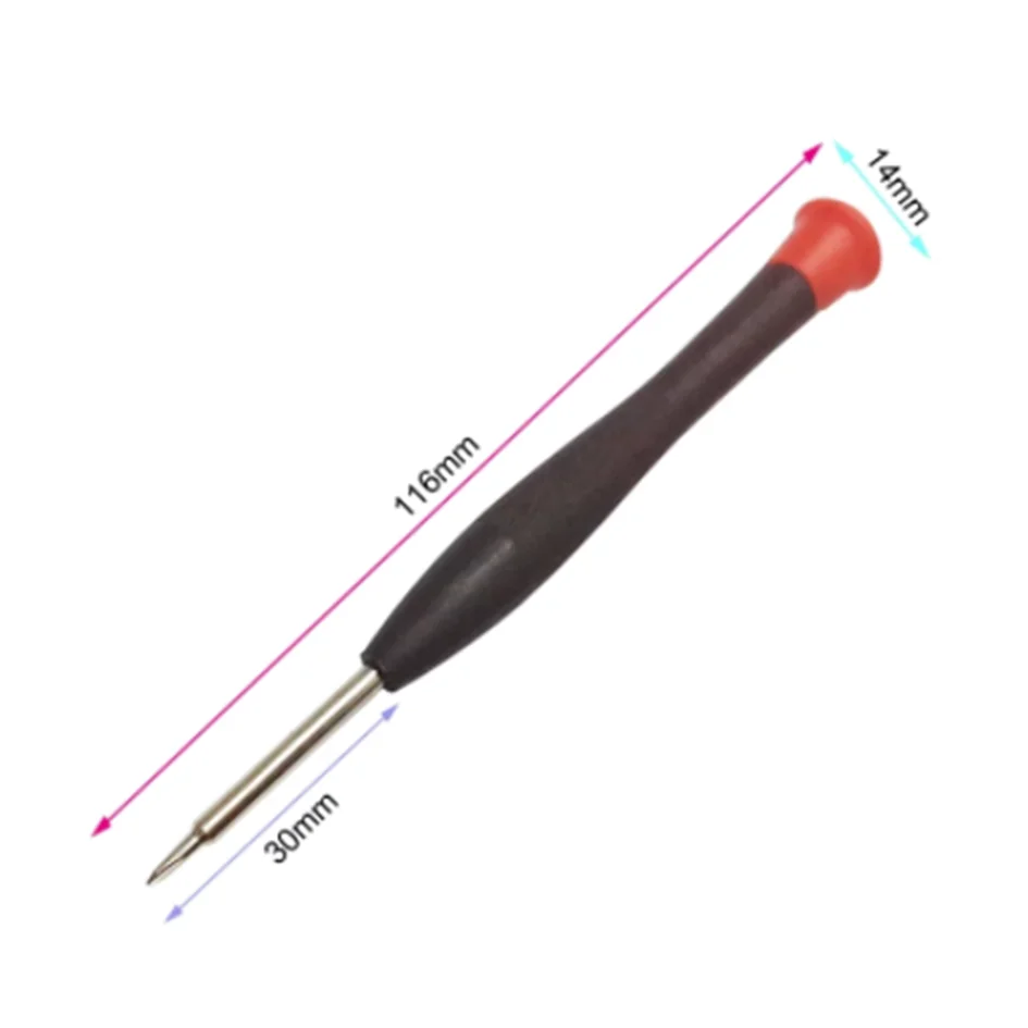 Wholesale 0.6Y Plastic Handle Screwdriver Opening Tools Black Screwdriver Set for iPhone 7 8 9 11 X 300pcs/lot