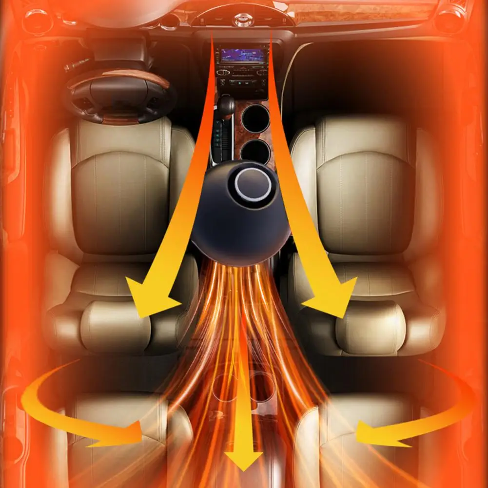 Car Heater Car Heater with Two-speed Switch 12v Car Windshield Heater Defroster 360° Rotating Fast Heating Demister Auto