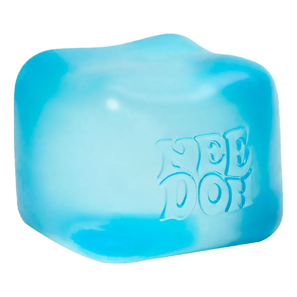 Trendiges Nee Doh Quallen- & Würfel-Squish-Spielzeug, Weiches Jelly Squeeze Stressabbau-Fidget-Spielzeug, Sensorisches NeeDoh für Kinder & Erwachsene