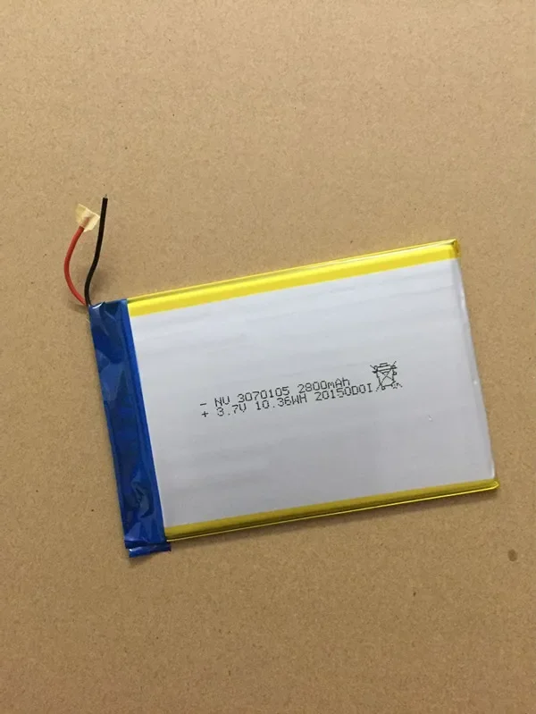 Novo N707 3070105   sete arco-íris E708 Tablet PC 3G OZing N717S 3.7V bateria de polímero de lítio Pro recarregável Li-ion Cell