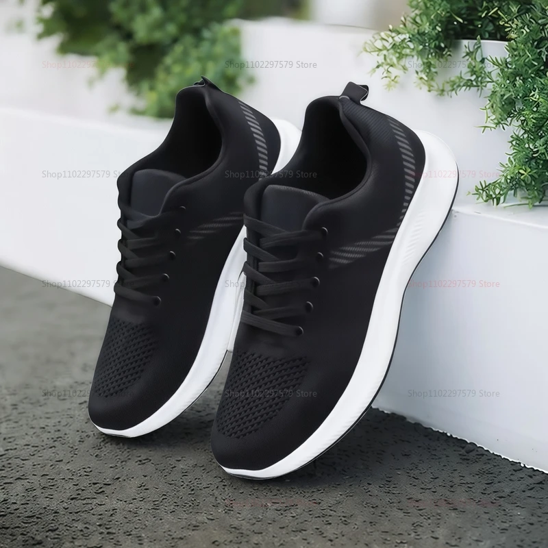 Men Women Vulcanized Casual Running Shoes Lightweight Breathable Tennis Sneakers Fitness Athletic Shoes Unisex Sports Footwear