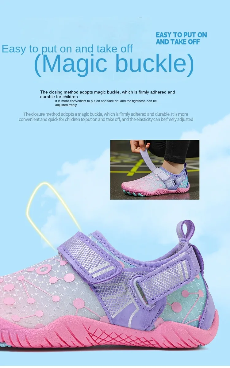 Wasserschuhe für Kinder, Strand-Schuhe, Schnelltrocknend, Atmungsaktiv, Barfuß-Schwimmschuhe, Outdoor-Sneakers, Fluss-Slipper, Wasserschuhe – Detail 8