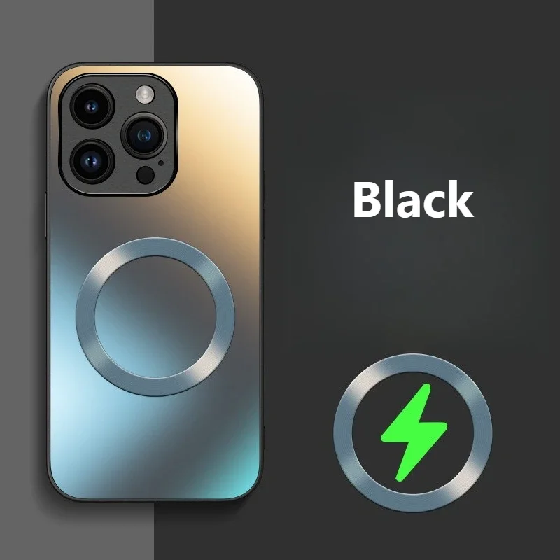 For IPhone Series Protective Cover Wireless Magnetic Charging Scratch Resistant Anti-fall Anti Fingerprint 16 15 14 13 12 11 X - Image 5