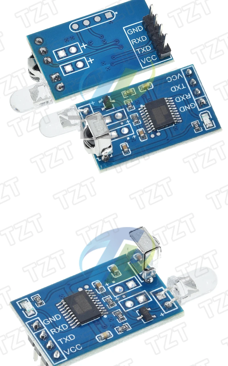 TZT 1/3 Stück 5V IR Infrarot-Fernbedienungs-Decoder Kodierender Sender-Empfänger Drahtloses Modul Qualität auf Lager für Arduino – Detail 6