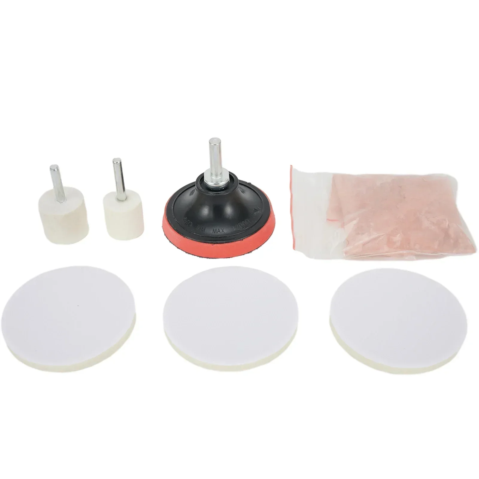 New 8x Cerium Oxide Glass Polishing Kit Windscreen Scratch Remover Felt Pad Accessories For Vehicles