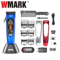 WMARK NG 9004 MAGLEV Motor 10000RPM Professional Electric Hair Clipper DLC Blade 3-color Magnetic Suction Housing Barber Shop