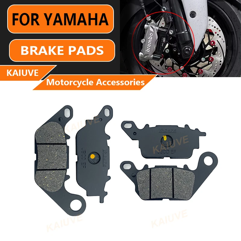 Motorcycle Brake Pads Ceramic For YAMAHA NMAX155 NVX155 EX150 Front and Rear Brake Pads System Accessories