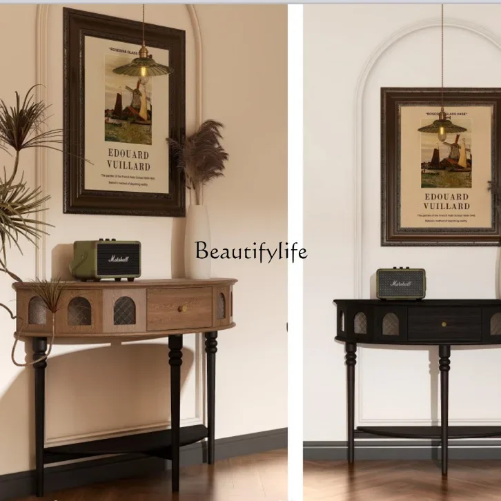 

ls 42 French solid wood porch cabinet